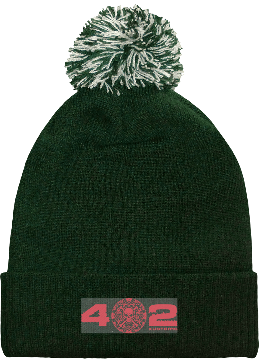 Bonnet Revers à Pompon