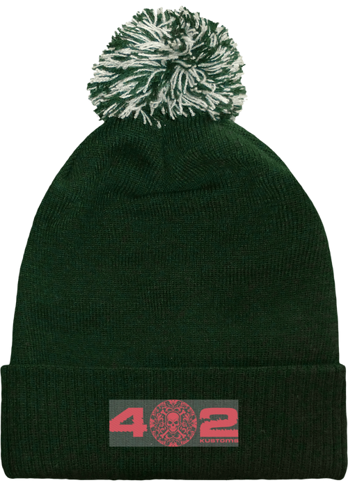 Bonnet Revers à Pompon